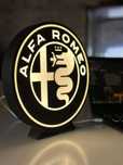 Lampka nocna z logiem ''Alfa Romeo''
