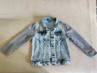 Bluza kurtka jeansowa 128