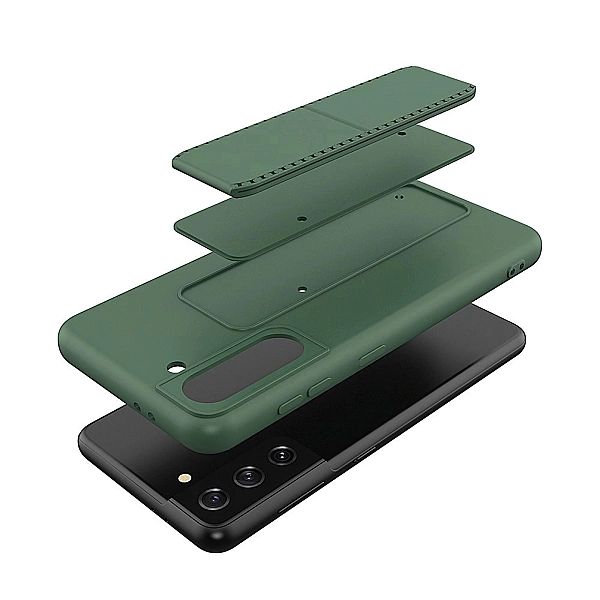 Wozinsky Kickstand Case elastyczne silikonowe etui z podstawką Samsung