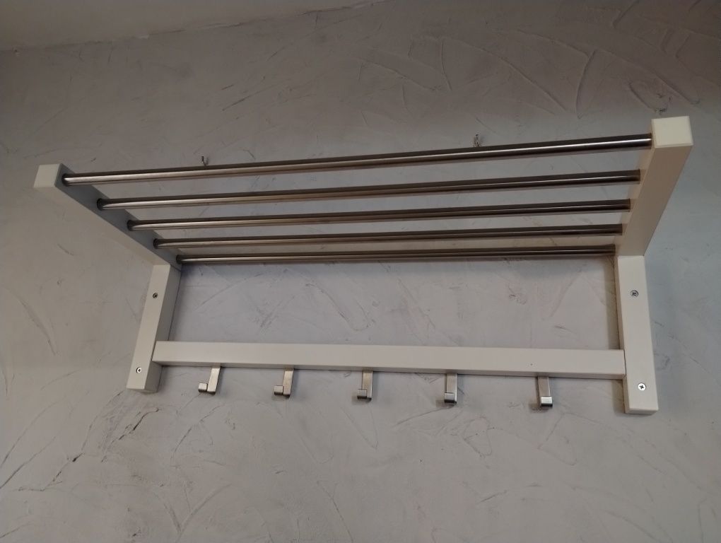 IKEA Tjusig półka na kapelusze wieszak do przedpokoju