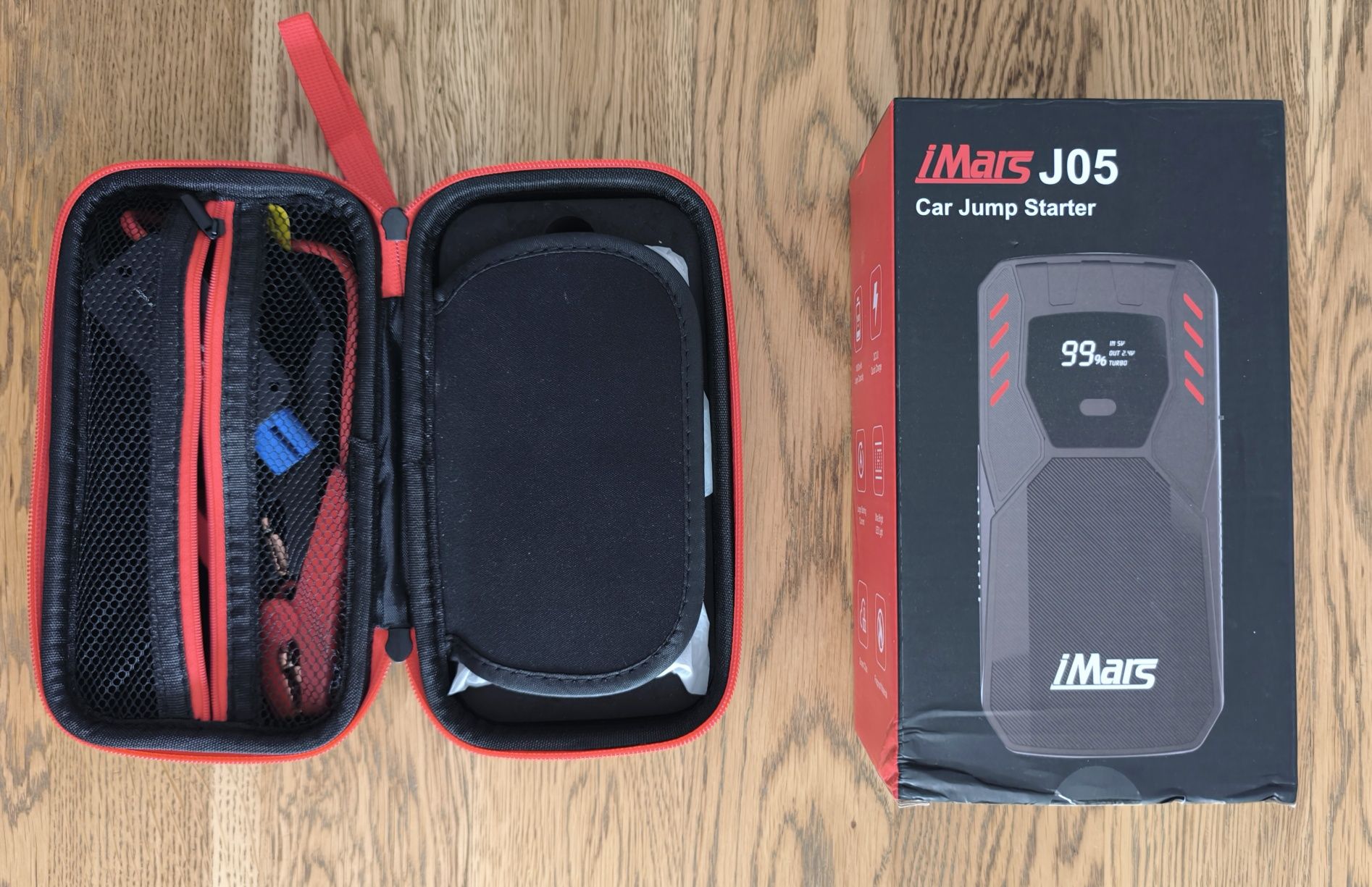 iMars J05 Jumpsrarter, powerbank ,latark
3 w 1: jump starter, powerban