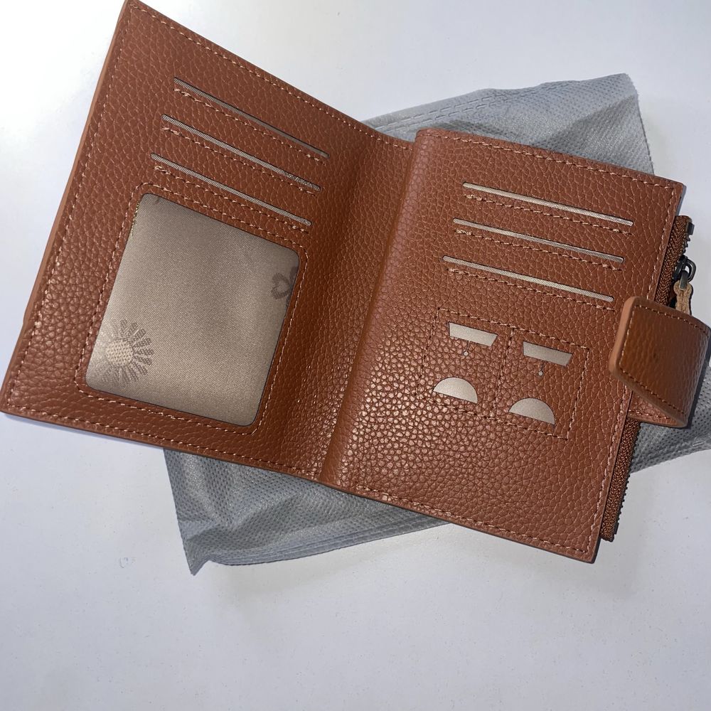 SENDEFN Skórzany portfel, blokada RFID (18)