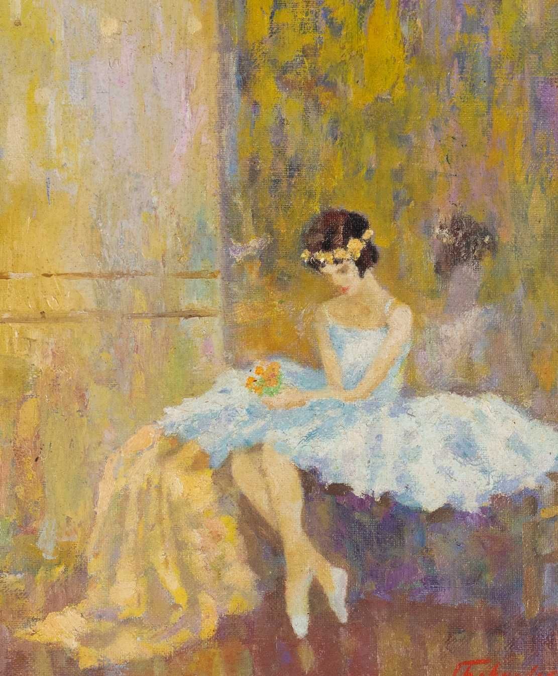 Pintura bailarina russa século XIX | Impressionismo