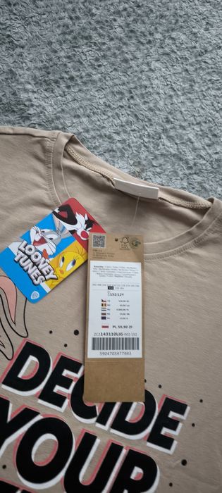 Nowa bluzka t-shirt coccodrillo r. 152 looney tunes