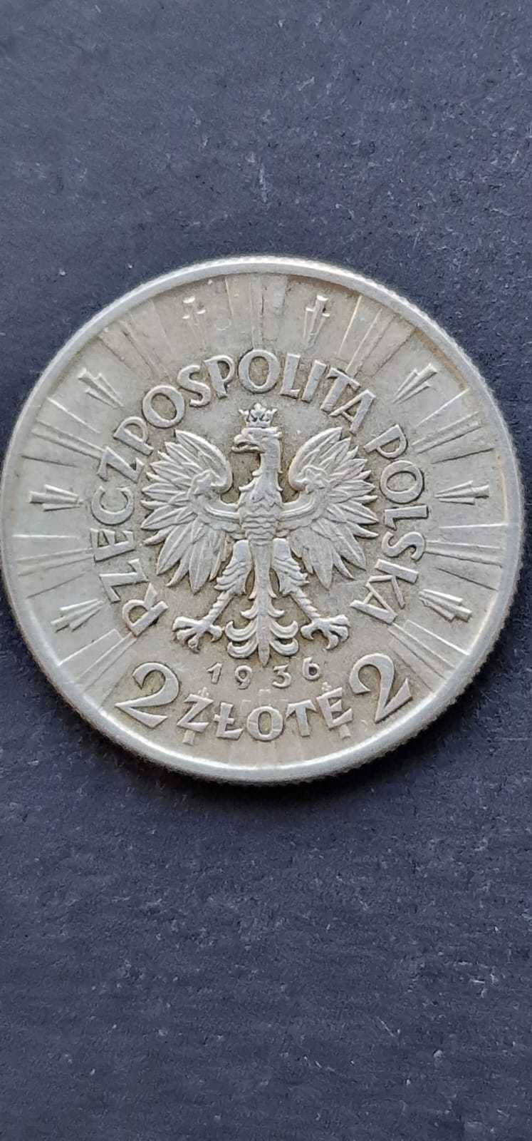 2 złote 1936 Józef Piłsudski oryginał