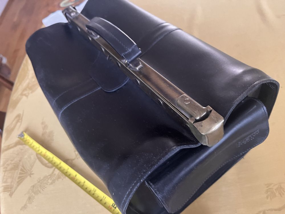 Kuferek. Torba z naturalnej skóry