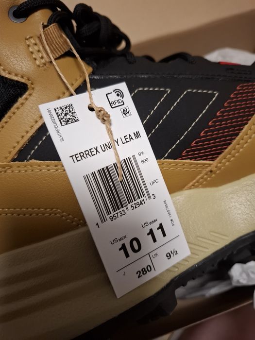 Зимові кросівки Adidas Terrex unity lea mid r.rdy