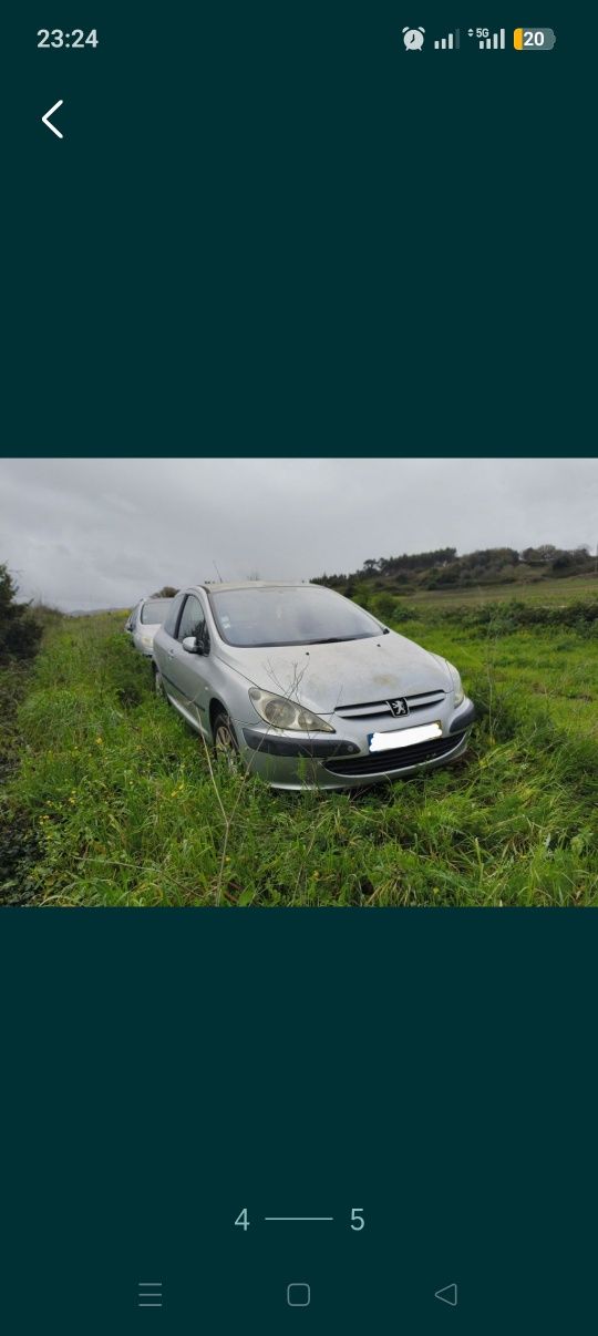 Peugeot 307 1.4 HDI 2003 so peças