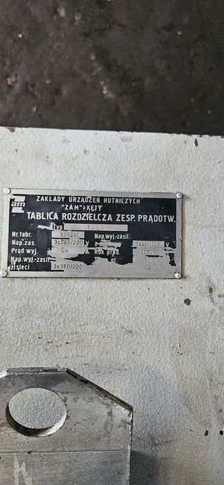 Agregat Prądotwórczy ( rozdzielcza tablica )
