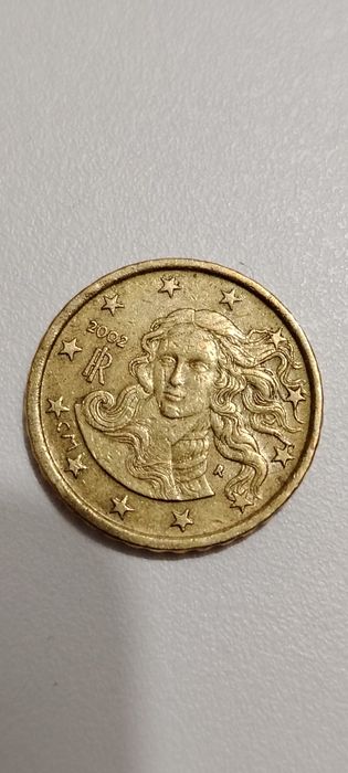 10 Cêntimos De Itália Ano de 2002