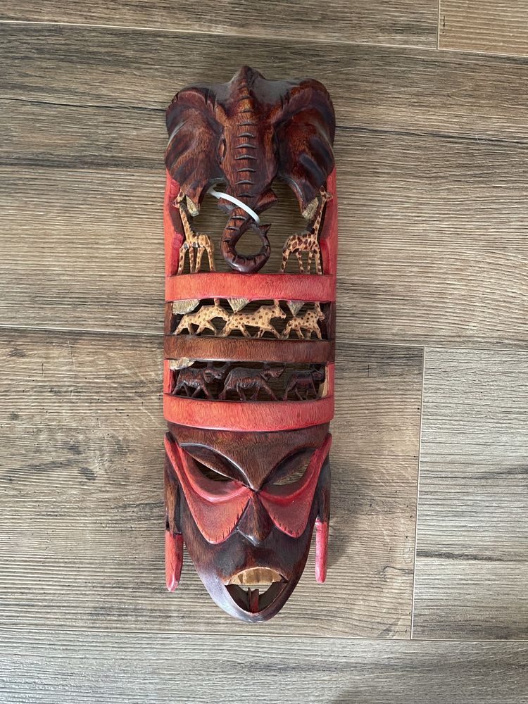 Maska drewniana z Egiptu