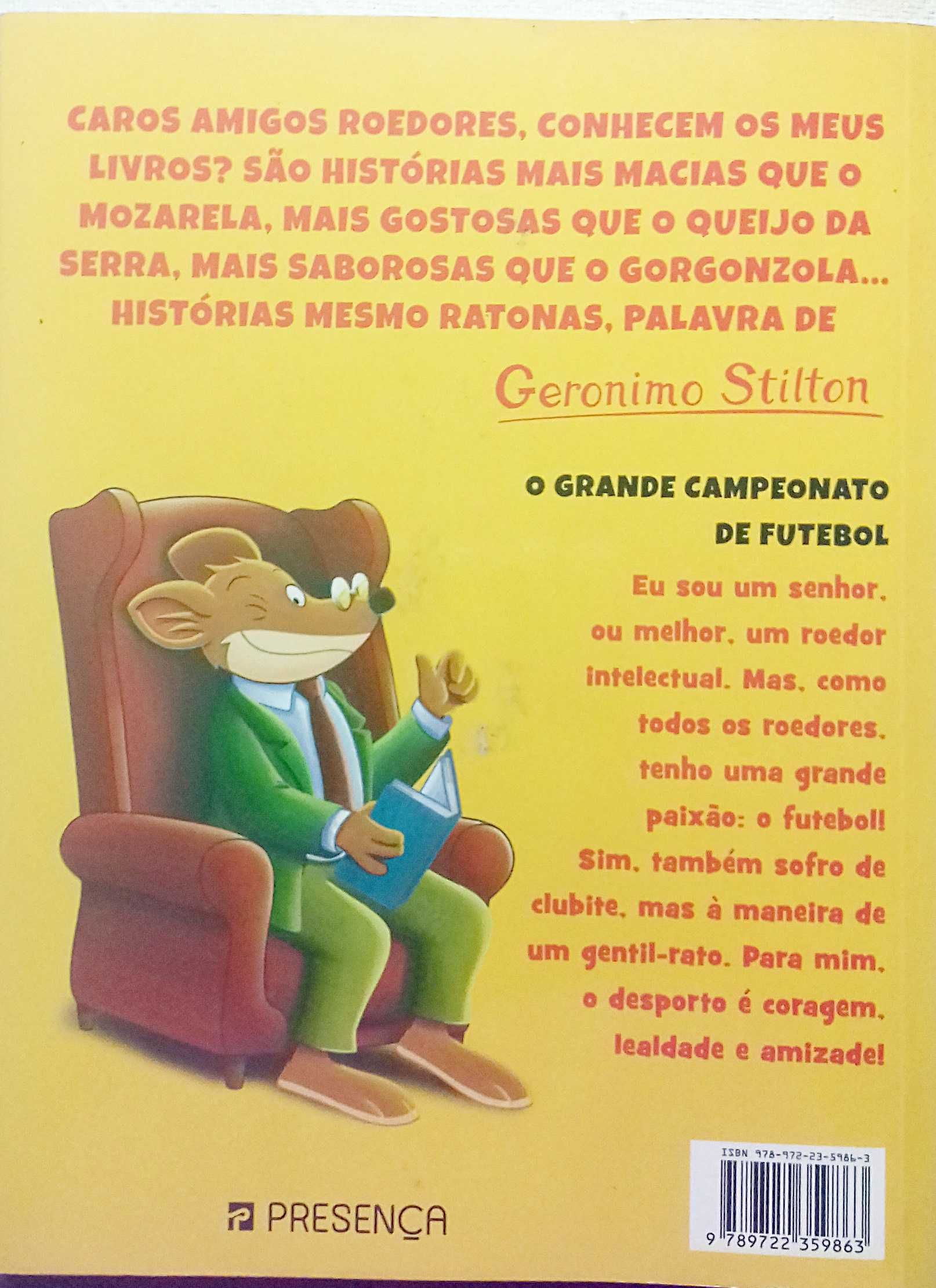 Geronimo Stilton. O Grande Campeonato de Futebol. LeR+ Inclui Portes