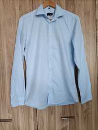 Błękitna koszula rozmiar 38/176-182 Slim