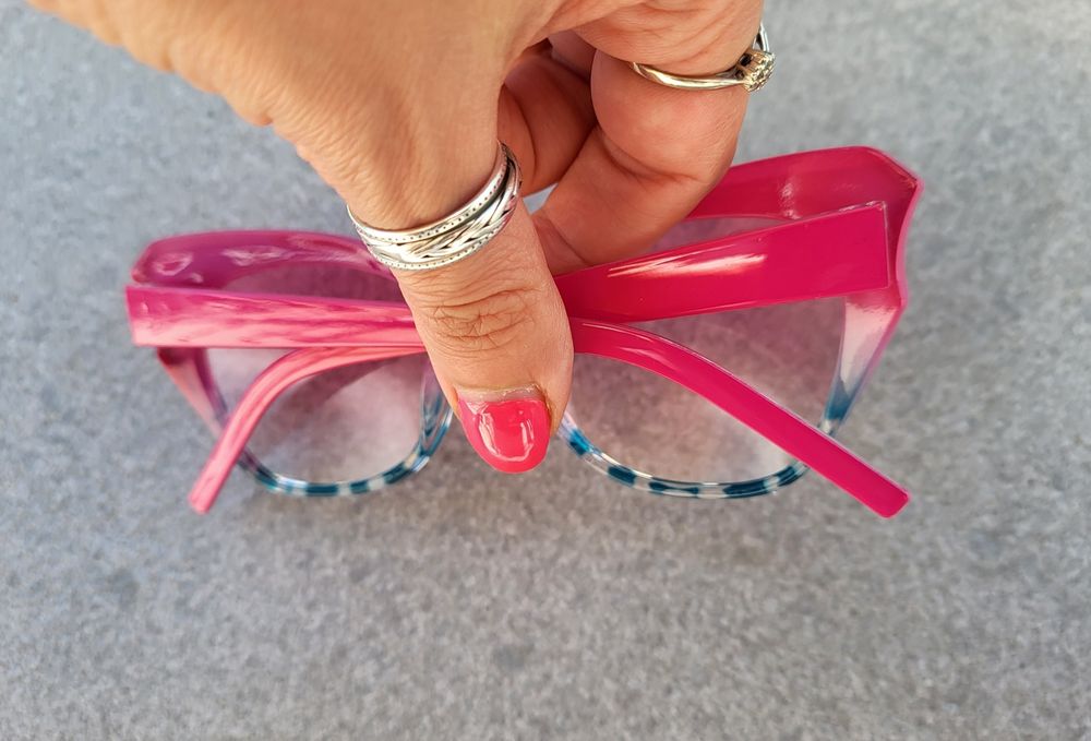 Damskie okulary przezroczyste