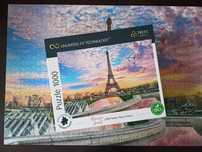 Puzzle Prime UFT 1000 Trefl, Wieża Eiffla Romantic Sunset