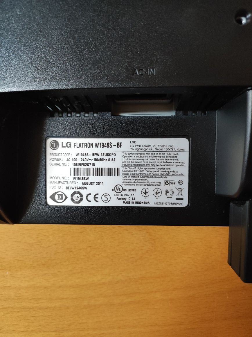 Monitor LG W1946S-BF