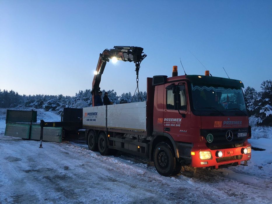 HDS  Transport  Niskopodwozie  Dźwig  Wywrotki