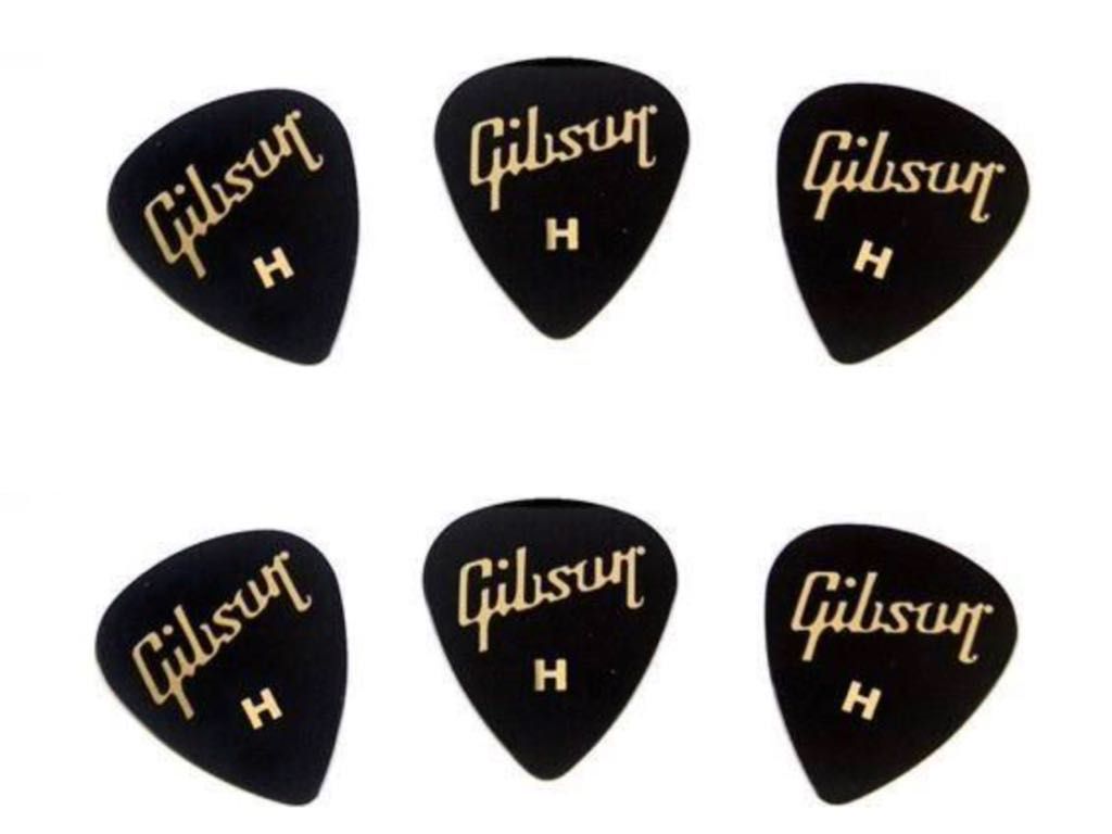 6 x Kostka gitarowa Gibson 33GG74H