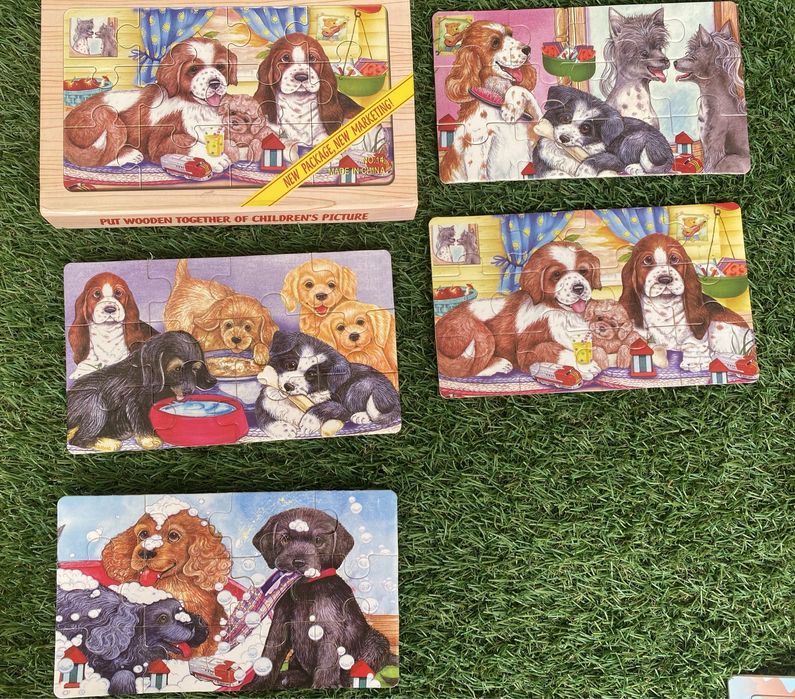 Puzzles em madeira Dinossauros bebe e crianca