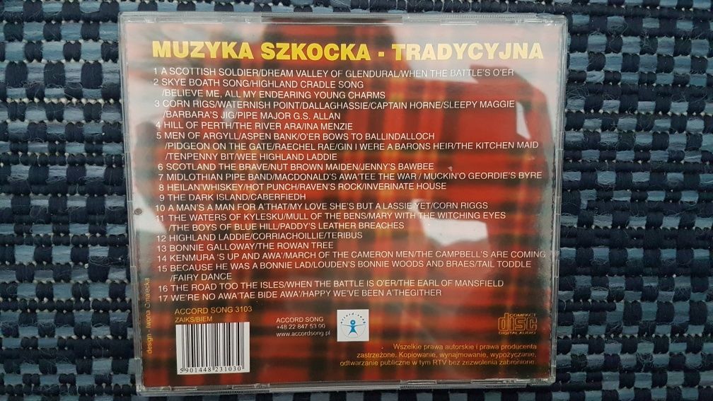 Płyta CD - Muzyka szkocka