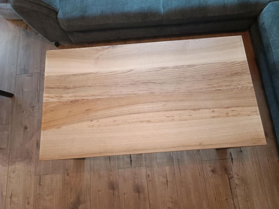 Ława loft, lite drewno, duża, stolik kawowy