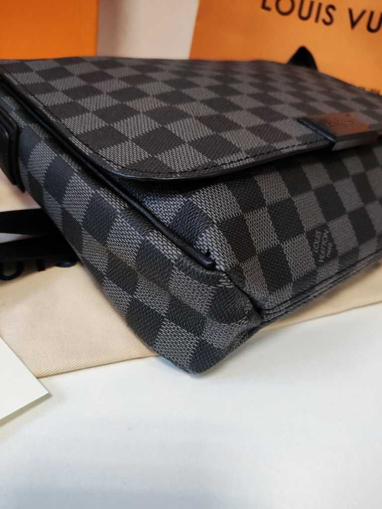 LOUIS VUITTON męska torba Listonoszka, skóra, Francja 410-55