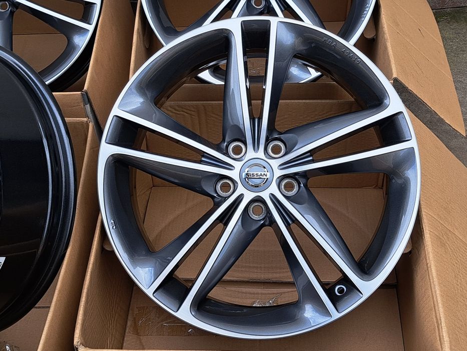 Alufelgi 19 NOWE 5x114 NISSAN X-trail Qashqai Pulsar Leaf Primera CNC