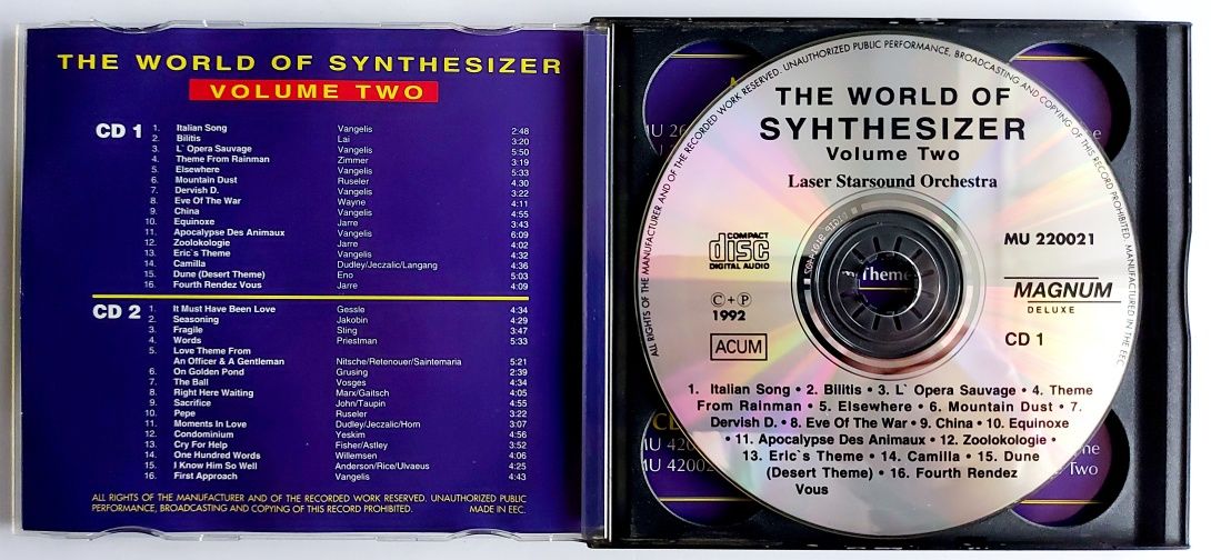 The World Of Synthesizer Volume 2 2CD 1992r