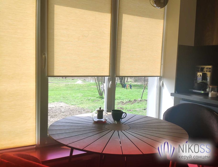 Рулонные шторы на любые окна, Жалюзи День Ночь и Римские Шторы АХ8