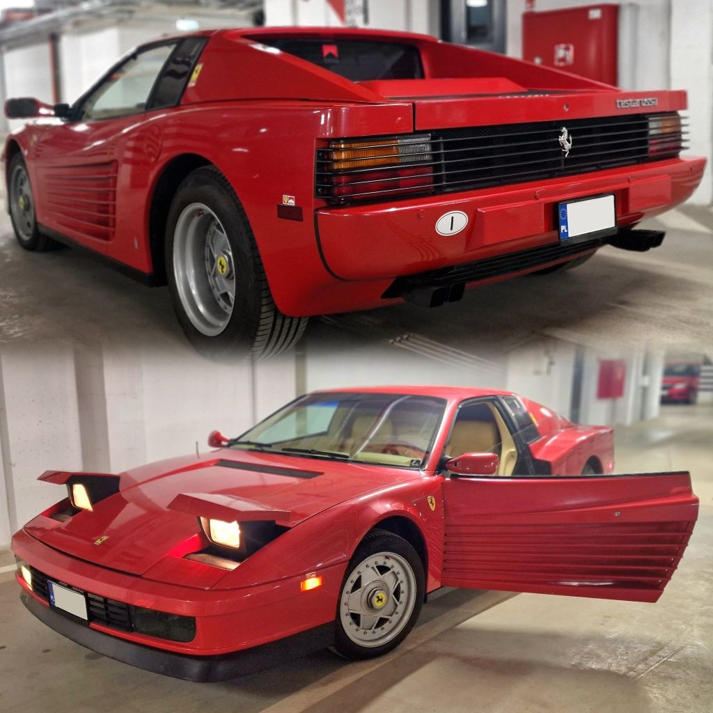 Prowadź sam!! !Auto, samochód do ślubu . Repika Ferrari Testarossa!!!