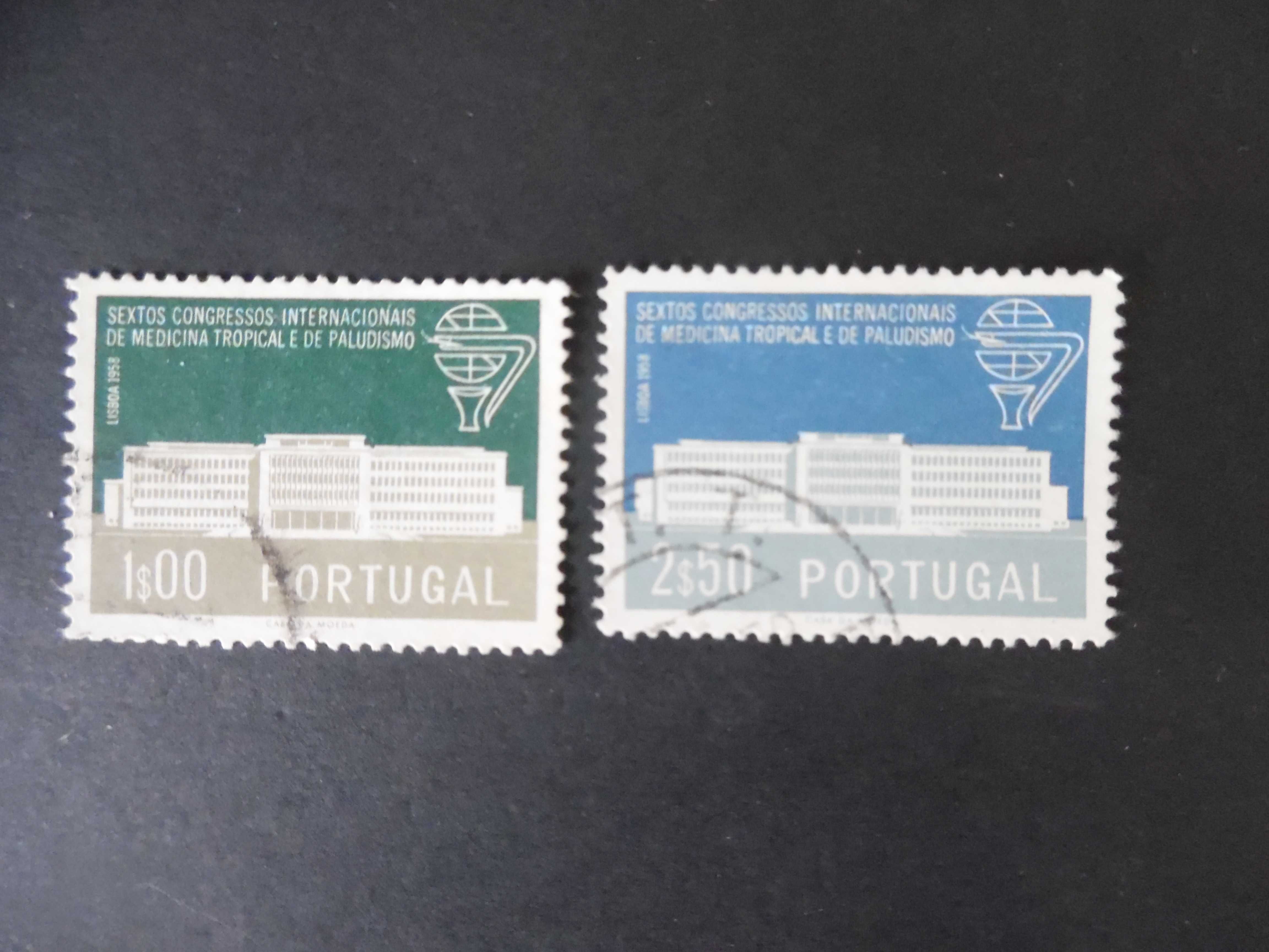 Selos Portugal-1958 Congresso Paludismo Coleção Completa