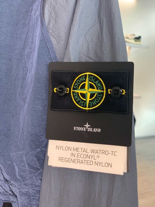 Куртка STONE ISLAND 42020 Nylon Metal Watro-TC in Econyl Jacket Blue