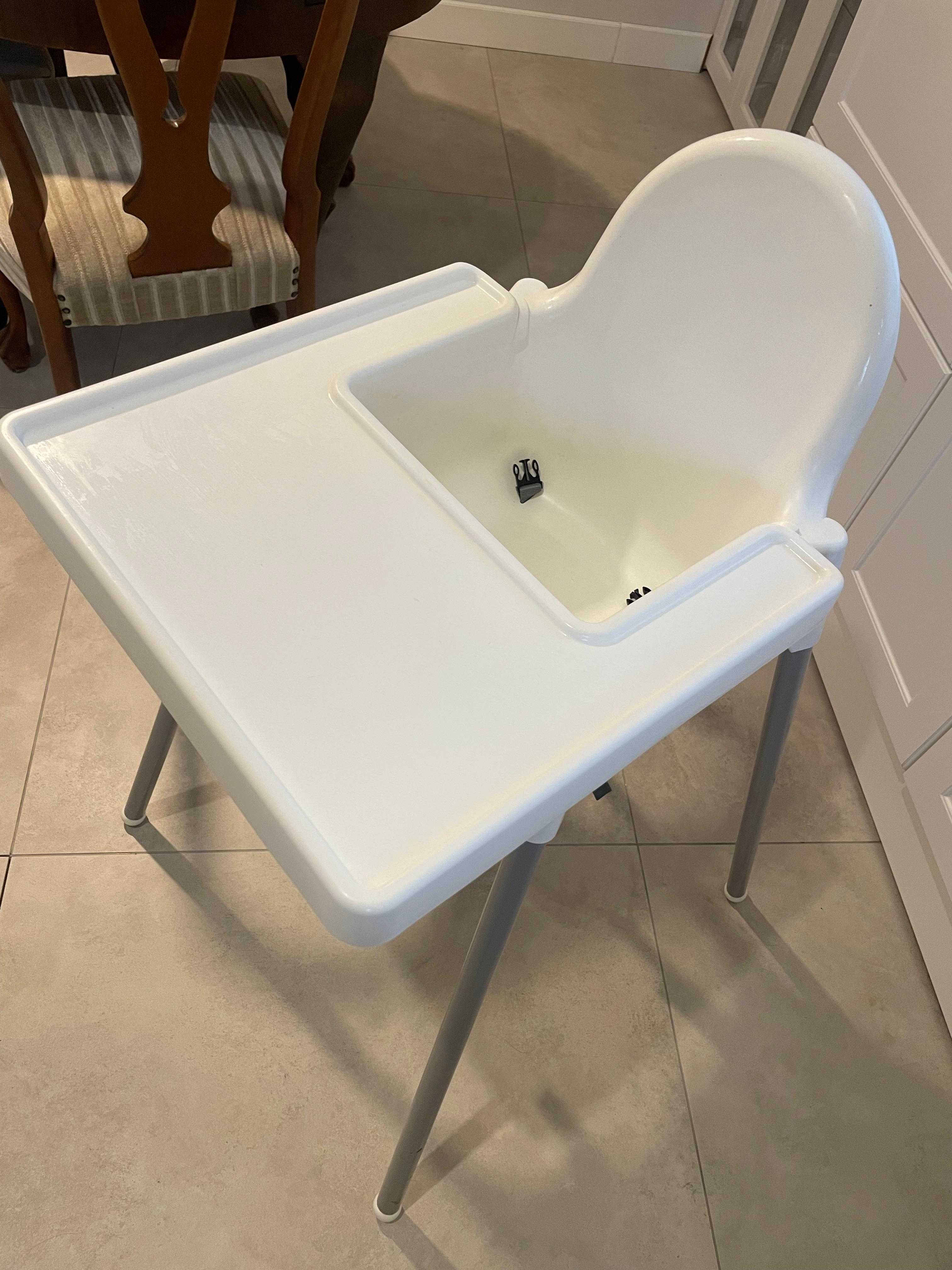 Krzesełko do karmienia z tacką i dwoma wkładami  Ikea