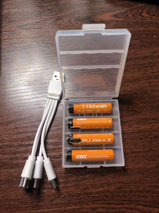 Продам новые аккумуляторы AAA Pujimax 1100MWH 1.5v