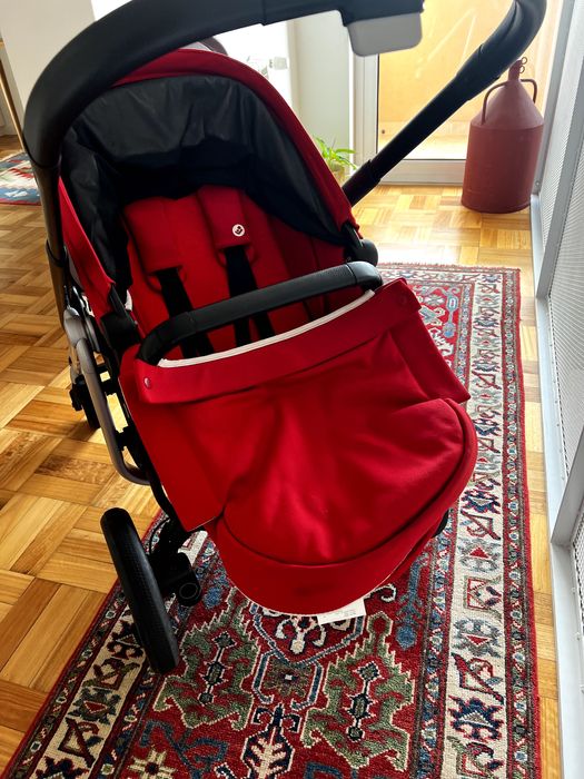 Carrinho duplo Maxi Cosi- Lila Duo Kit pouco usado + capas de chuva