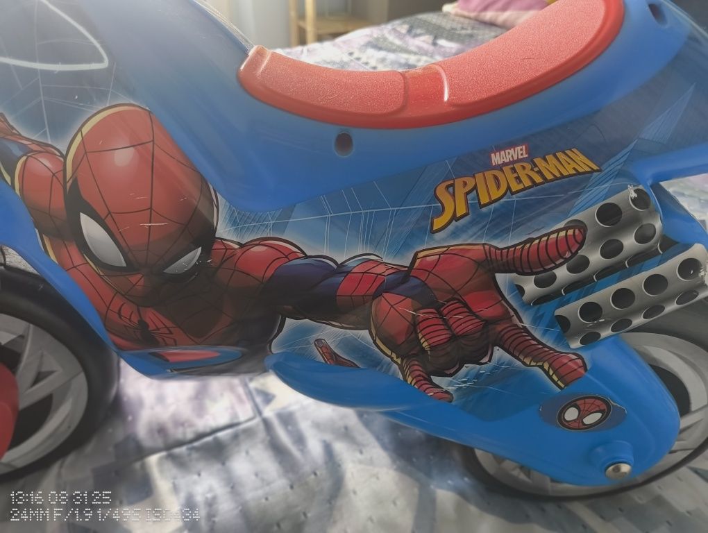 Motor biegowy jeździk 3+ Spiderman Injusa stan bdb