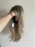Peruka blond wlosy syntetyczne blondynka jasne