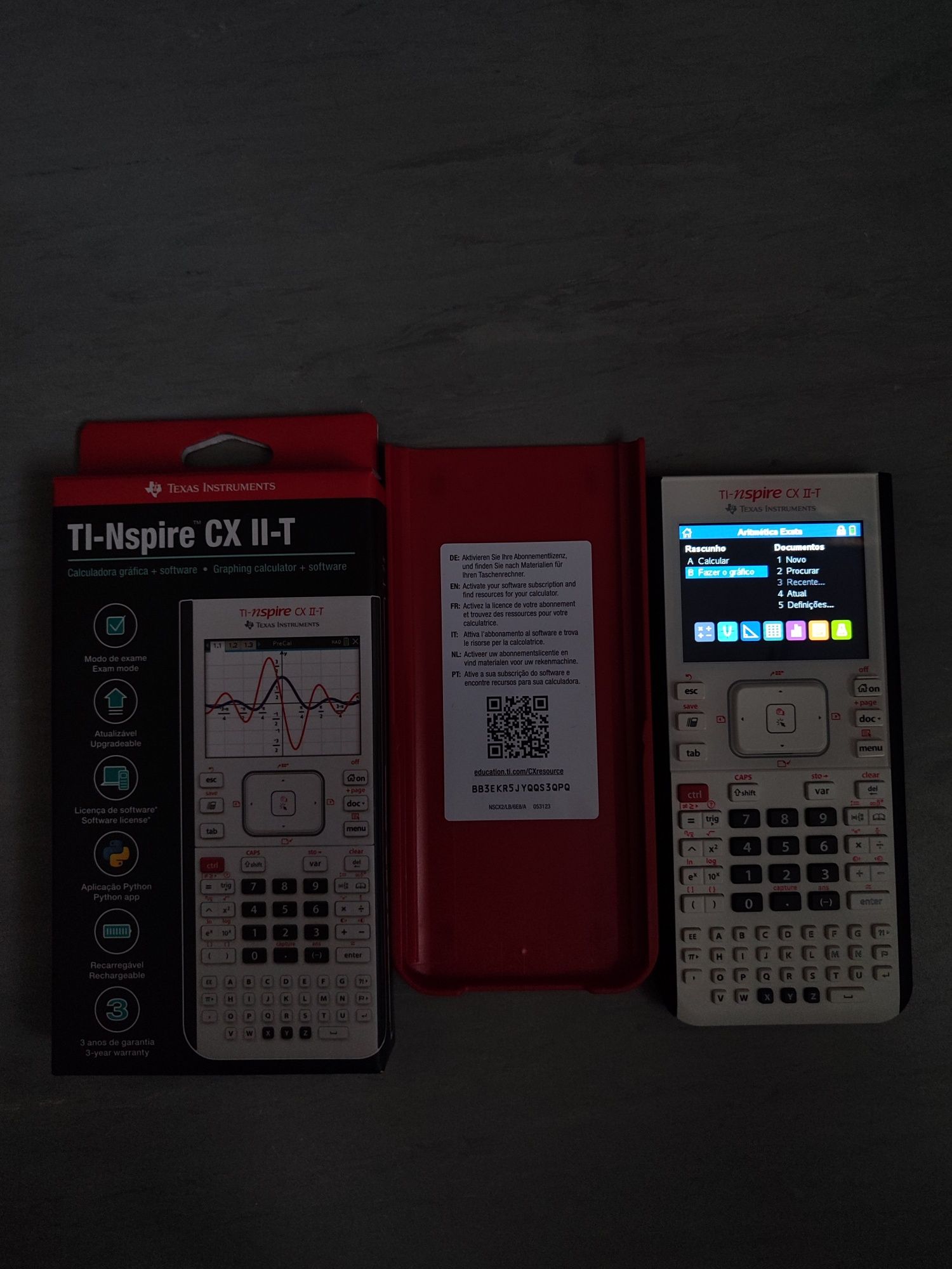calculadora gráfica TI-Nspire CX II-T