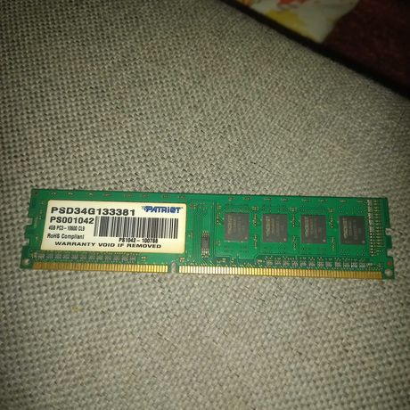 pamięć Patriot DDR3 4GB