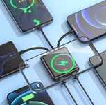 Powerbank Bezprzewodowy 10000MAH 2.1 USB C IPhone Samsung Wireless QI