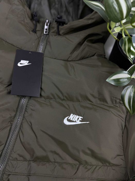 !SALE! Пуховик Nike NSW Storm-Fit Khaki S M L XL XXL найк куртка хакі