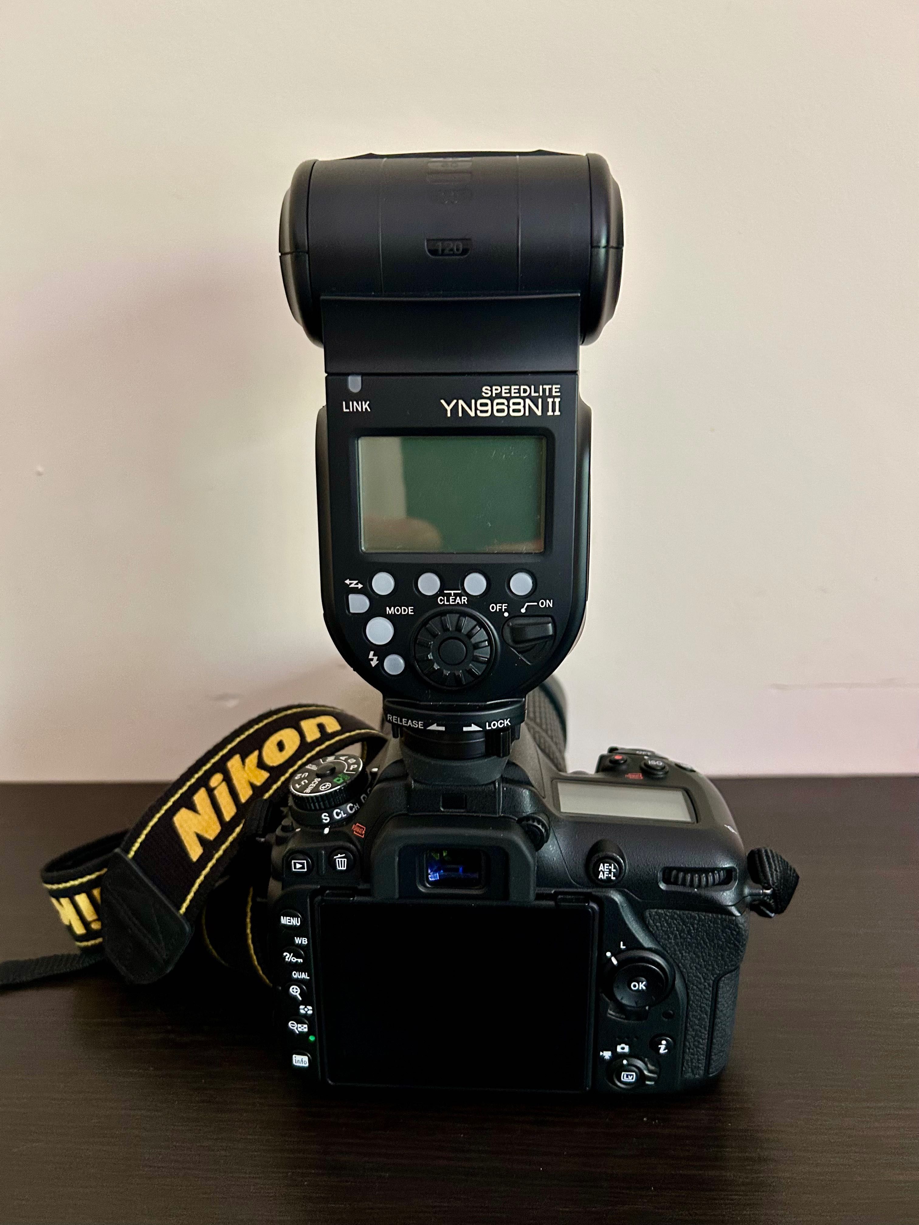 Nikon D7500 + Nikkor 18-140 + YONGNUO YN968N II (przebieg 6300)
