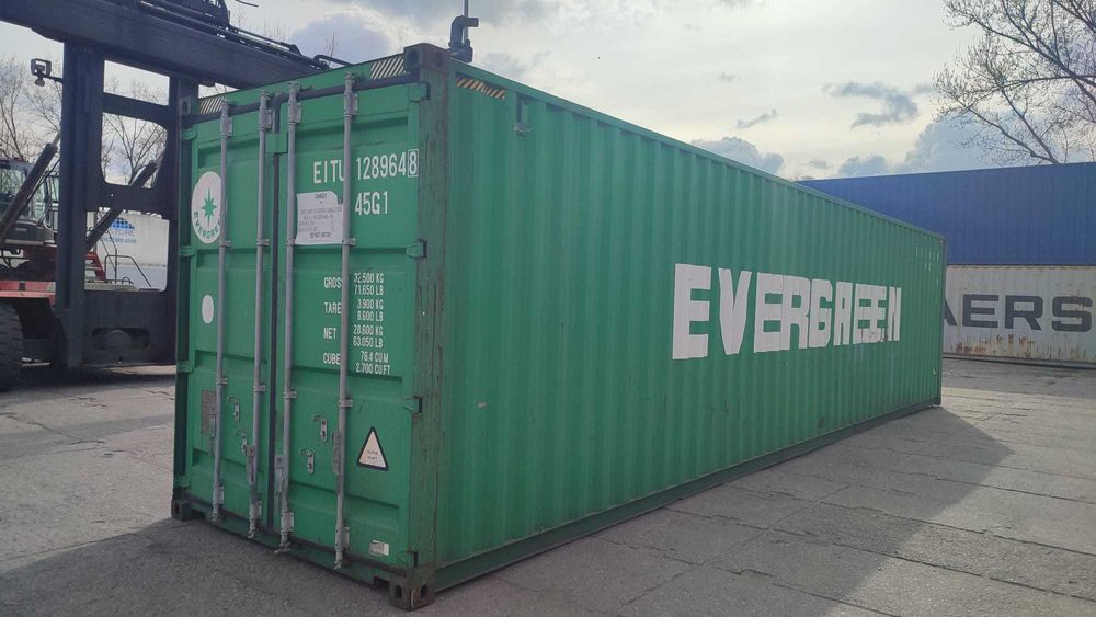 Kontener morski - 12 metrowy, 40 HC - sprzedam-EP