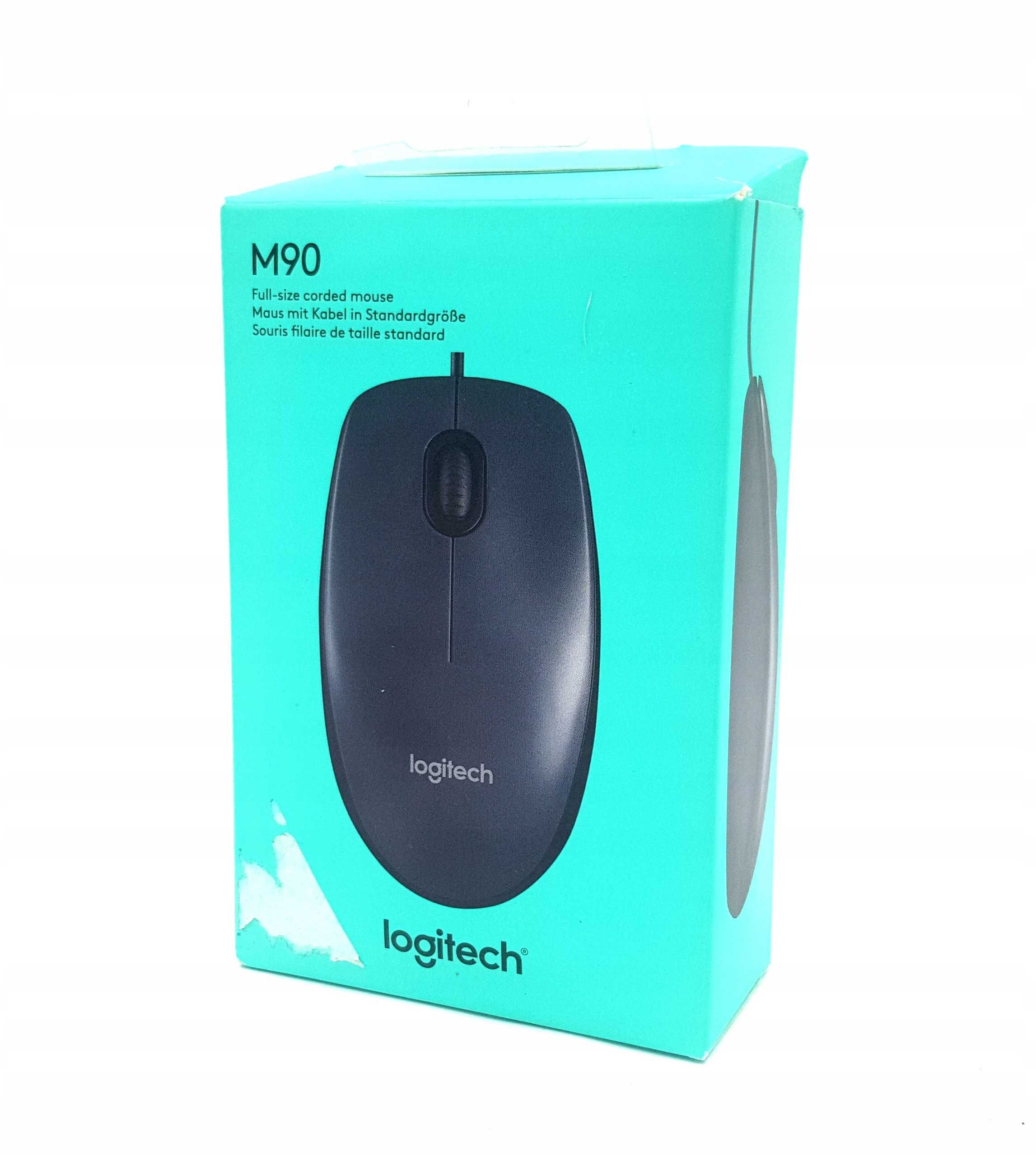 Myszka przewodowa Logitech M90 sensor optyczny