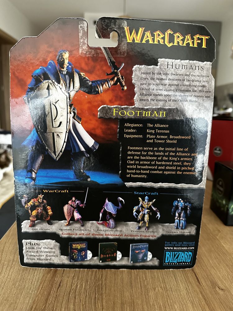 Figurka Warcraft Human Footman 1998 rok