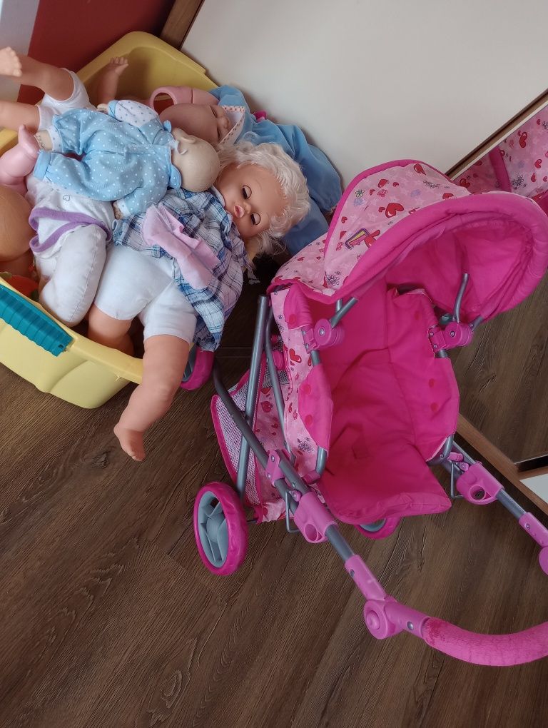 Lalki o wózek , wózek dla lalki i lalki