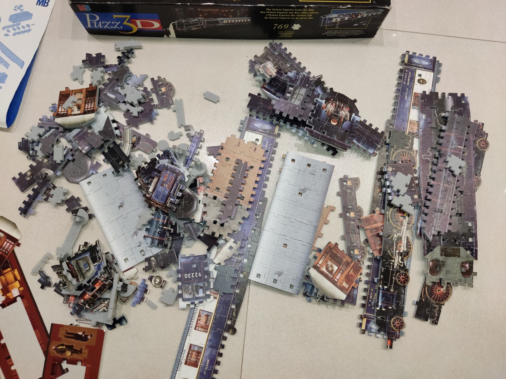 Puzzle 3D orient express