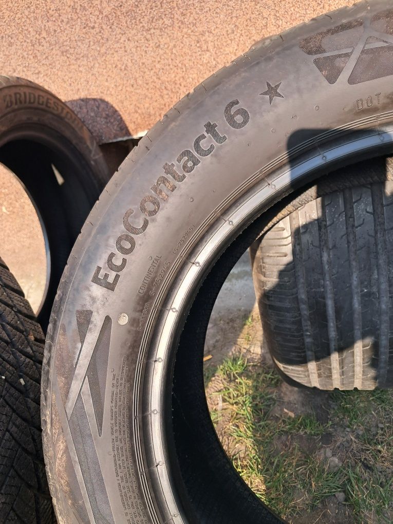 225/55 R17 97W - Continental EcoContact 6 -14/2021 - ~6mm- cena za 2