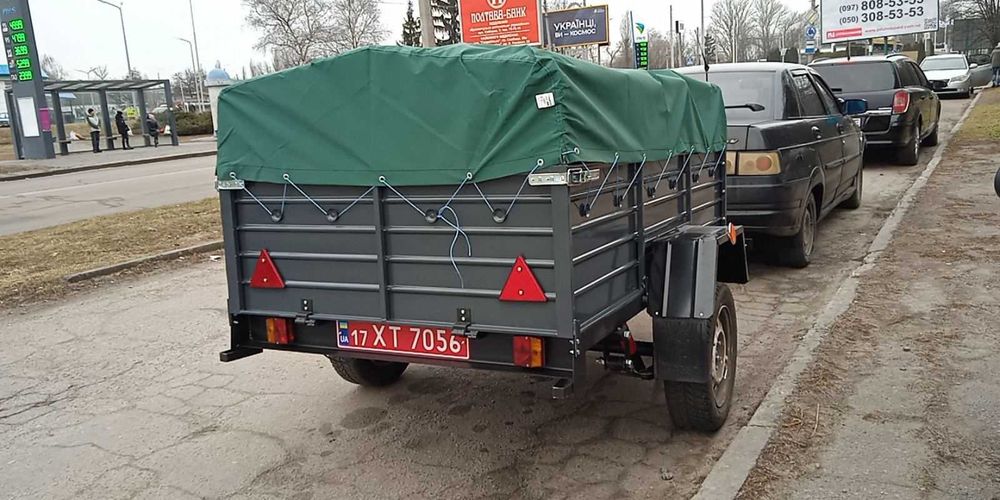 Купити Причіп 2300*1300*500 на посиленій рамі Доставка Документи