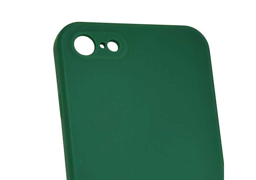 Силиконовый чехол на iPhone 7 - 8  - SE в зелёном цвете
